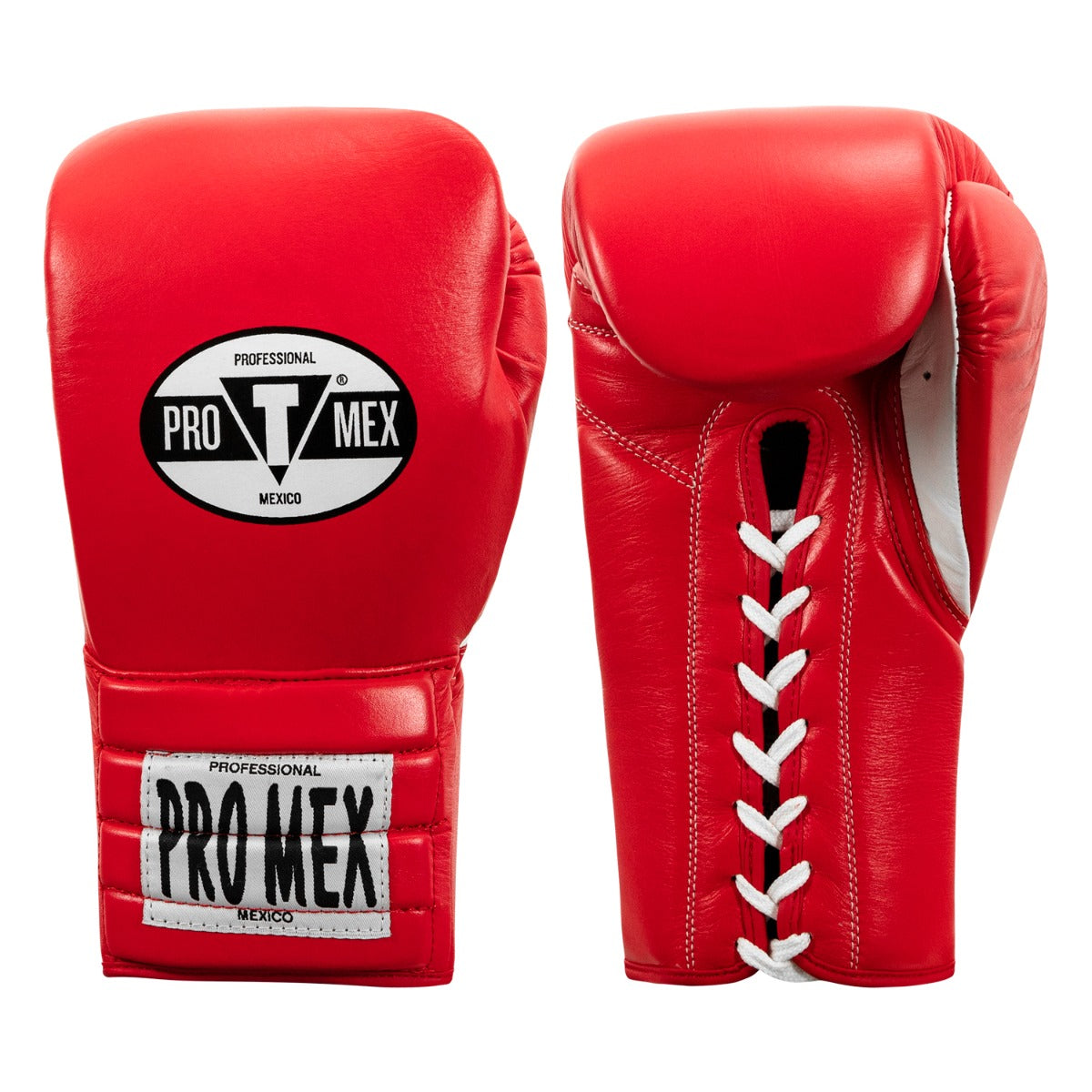 color:Red/White::Pro Mex Professional Lace Sparring Gloves V3.0 main view