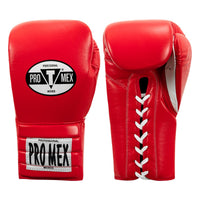 color:Red/White::Pro Mex Professional Lace Sparring Gloves V3.0 main view