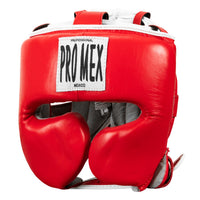 color:Red::Pro Mex Professional Training Headgear V3.0