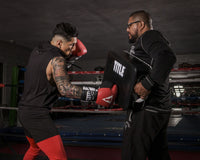 variant:Lifestyle::TITLE Boxing Square Punch and Kick Shield coach right hook
