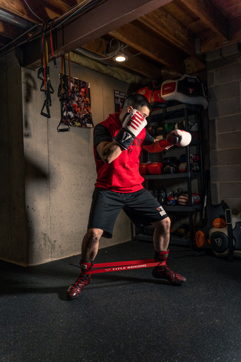 variant:lifestyle::TITLE Boxing Power Stance Resistance Bands