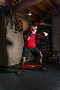 variant:lifestyle::TITLE Boxing Power Stance Resistance Bands