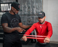 variant:lifestyle::TITLE Boxing Power Stance Resistance Bands