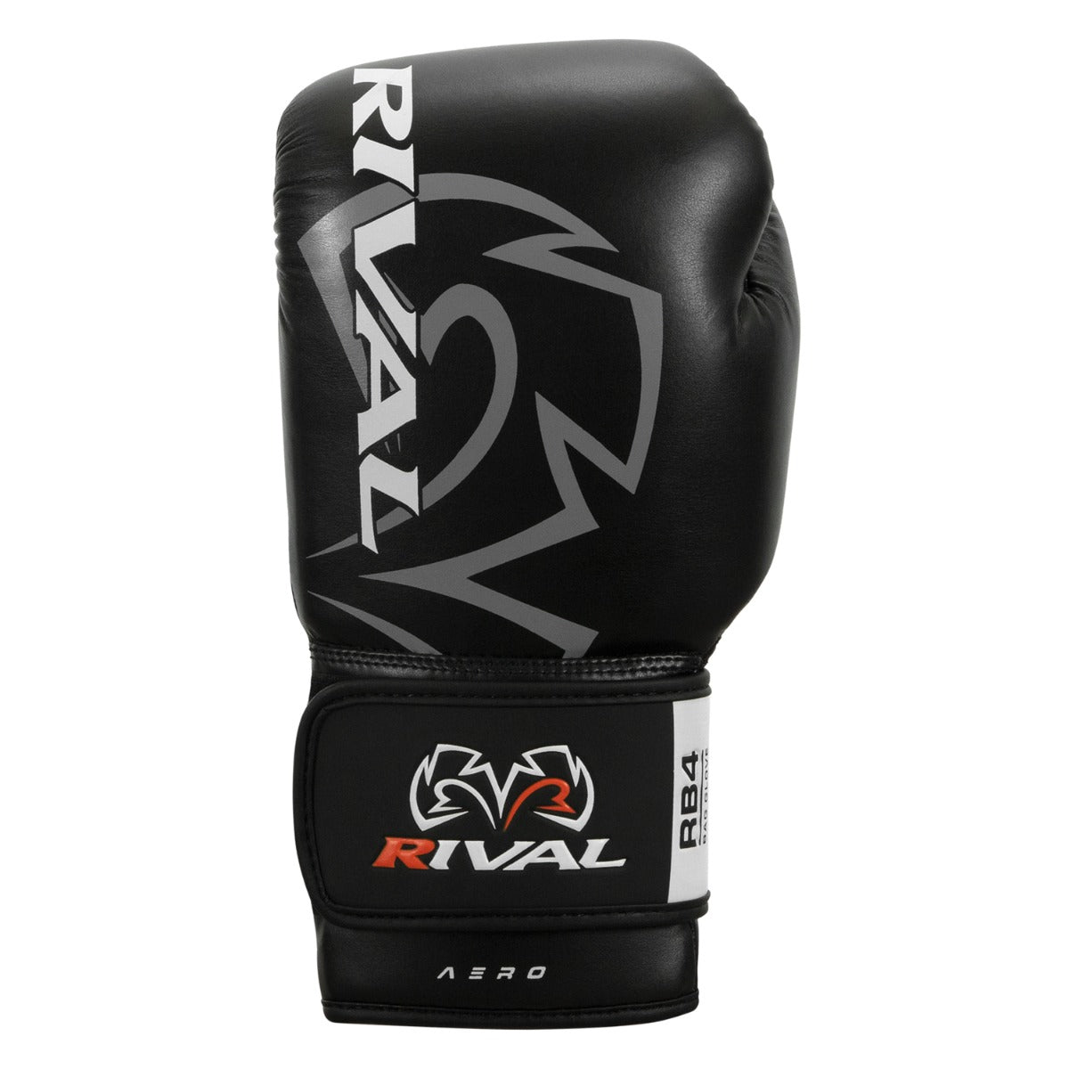 variant:black::Rival Boxing Bag Boxing Gloves single glove back view