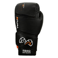 variant:black::Rival Boxing Intelli-Shock Leather Bag Gloves