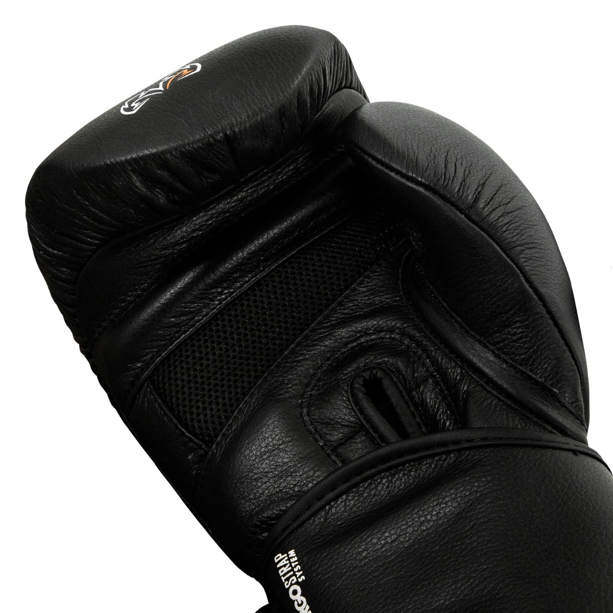 variant:black::Rival Boxing Intelli-Shock Leather Bag Gloves