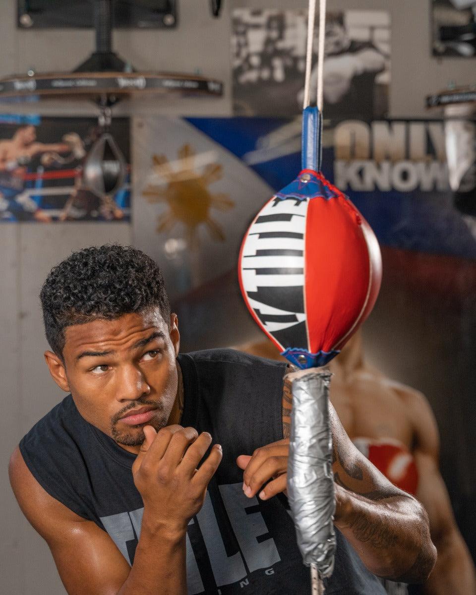 variant:lifestyle::TITLE boxing Rebounder Double End Bag shadow boxing
