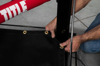variant:Black::TITLE Boxing Heavy Duty Professional Canvas Ring Cover