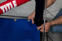 variant:Blue::TITLE Boxing Heavy Duty Professional Canvas Ring Cover