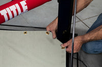 variant:Grey::TITLE Boxing Heavy Duty Professional Canvas Ring Cover