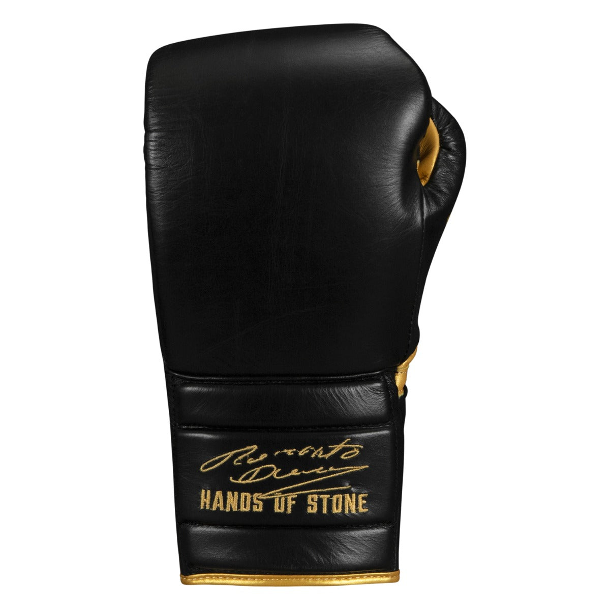 variant:lifestyle::TITLE Boxing Roberto Duran Leather Sparring Gloves third view