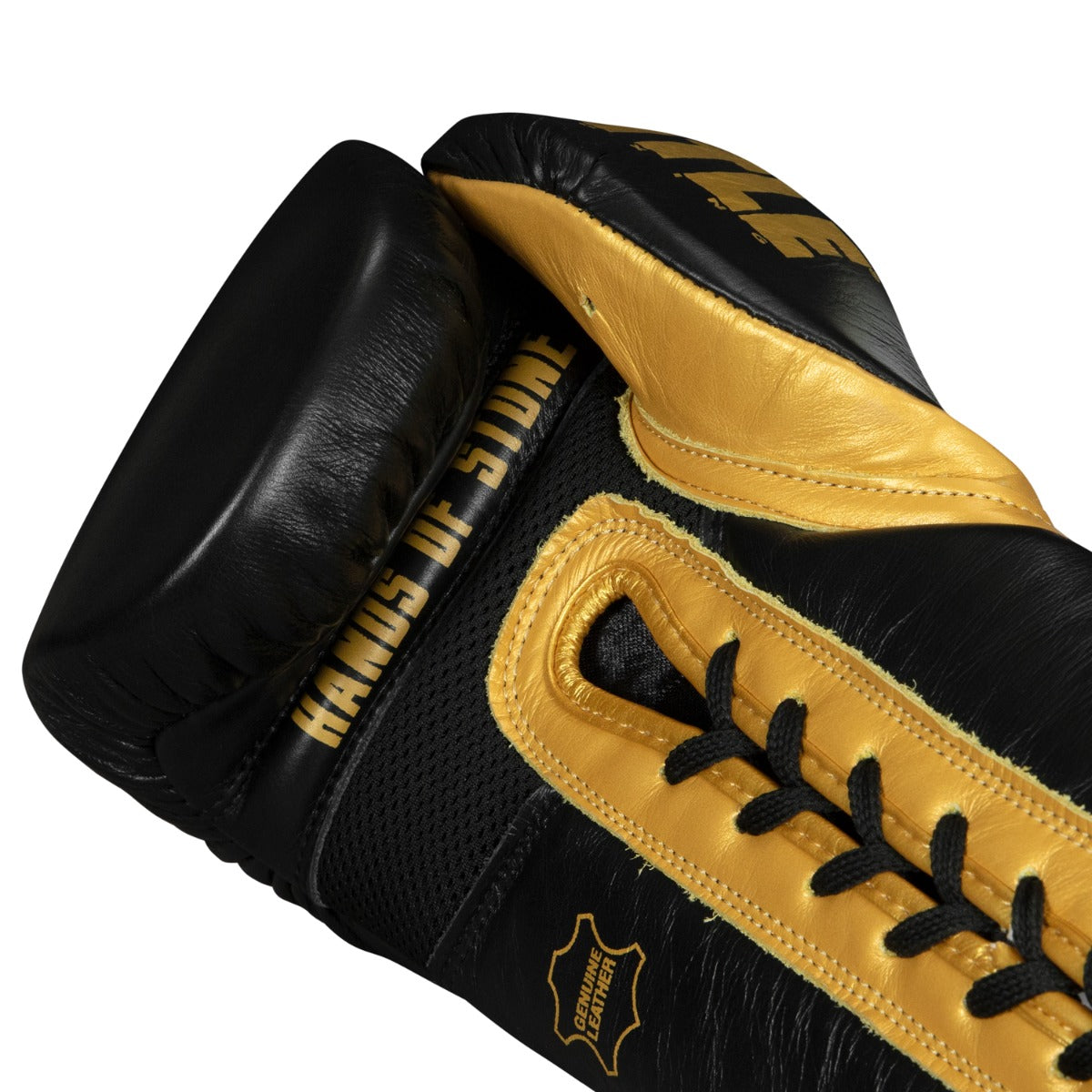 variant:lifestyle::TITLE Boxing Roberto Duran Leather Sparring Gloves fifth view