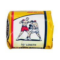 variant:lifestyle::TITLE Boxing Mexican Style Elastic Wraps close up view of wrapping