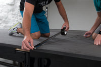 variant:lifestyle::TITLE Boxing Competition Ring Padding (Single) tape flooring view
