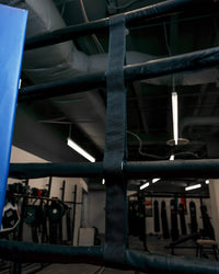 variant:lifestyle::TITLE Boxing Blank Sure-Lok Super Ring Rope Spacers 2.0 Set of 8 on the ring