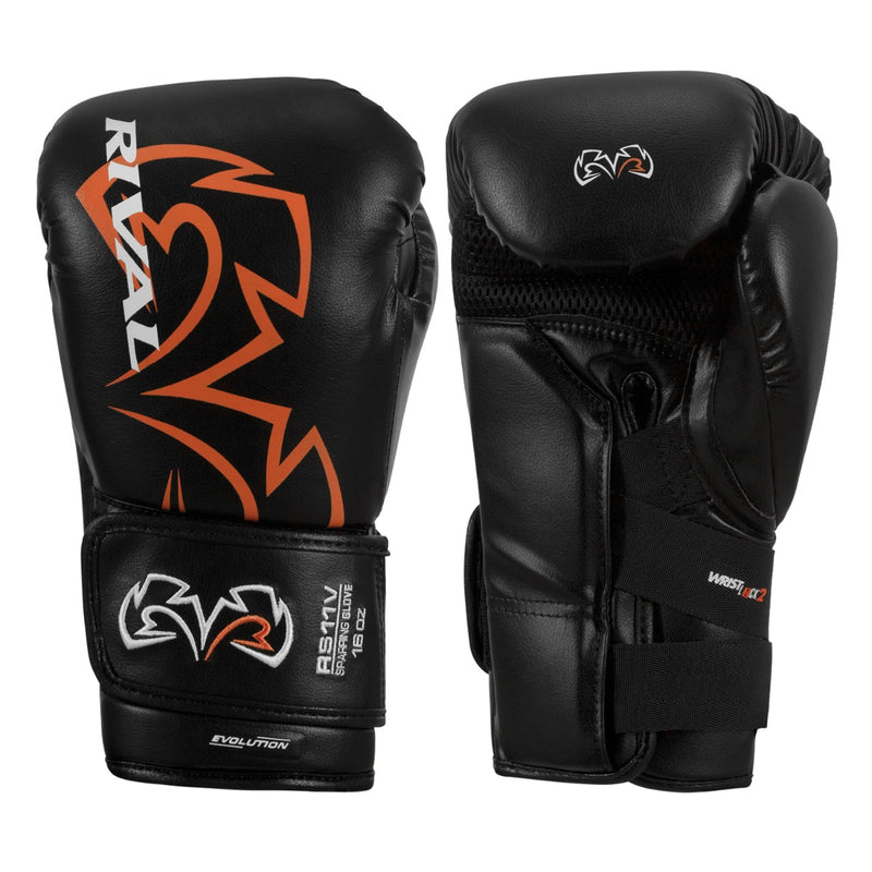 RIVAL(ライバル) RS11V スパーリンググローブ 16oz 黒 RIVAL RS11V Evolution Sparring Gloves
