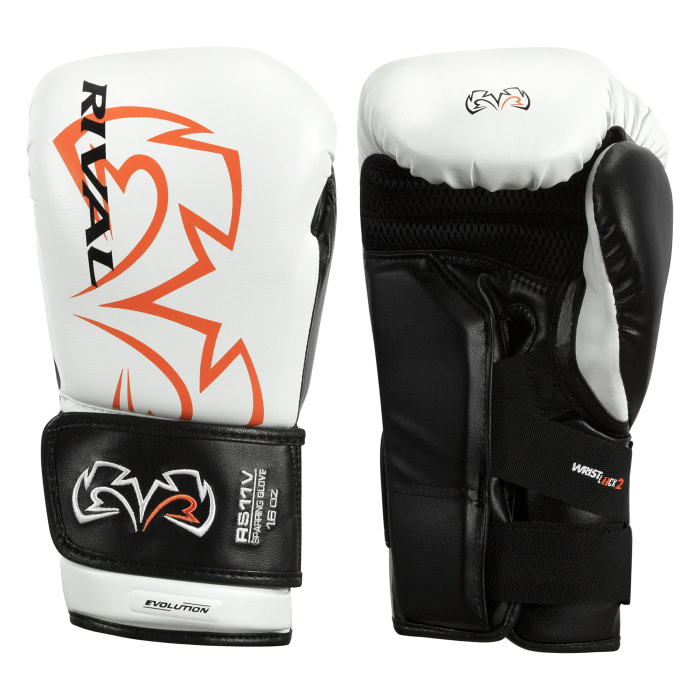 color:White::Rival Boxing RS11V Evolution Sparring Gloves