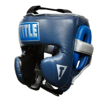 variant:lifestyle::TITLE Boxing Royalty Leather Training Headgear main view