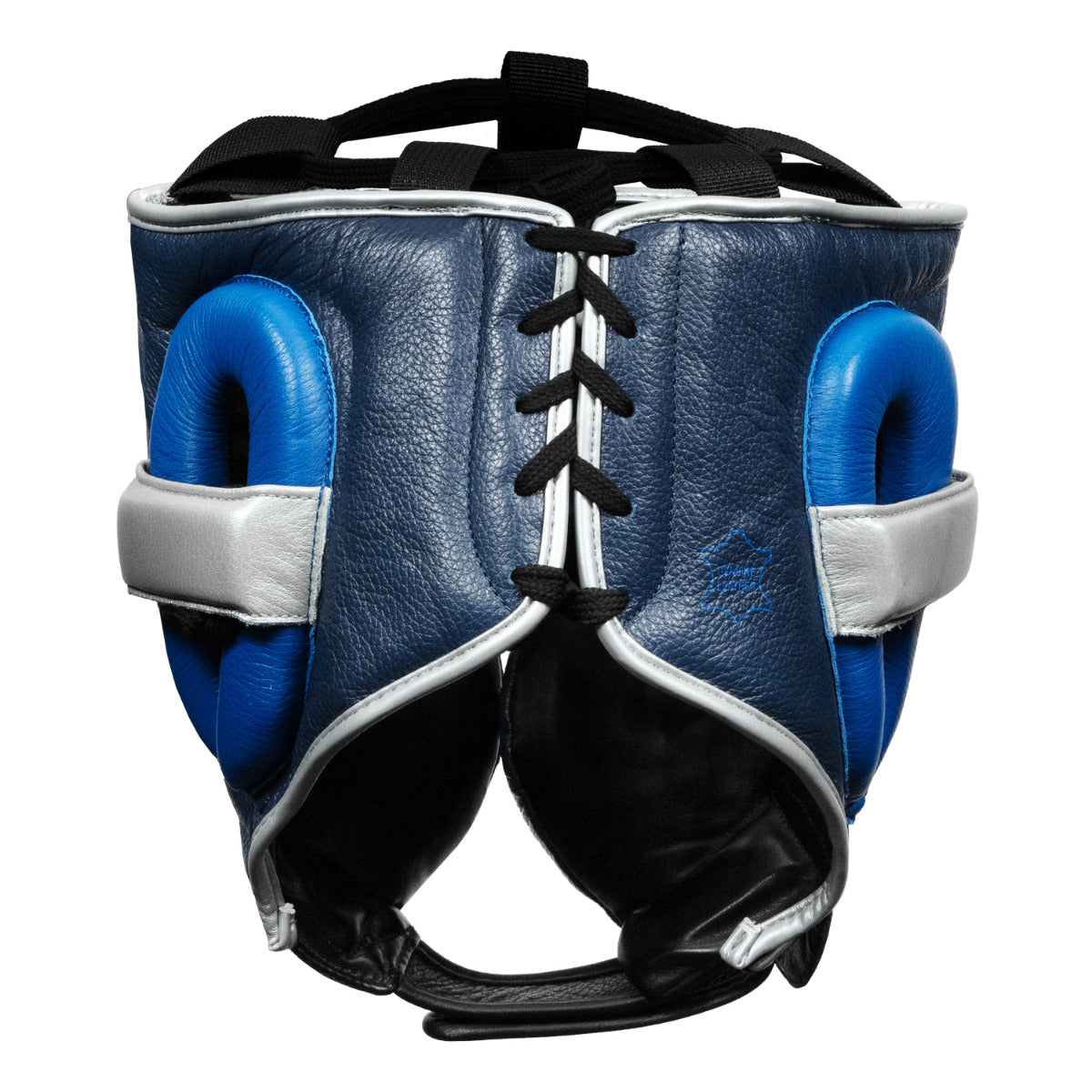 variant:lifestyle::TITLE Boxing Royalty Leather Training Headgear back view