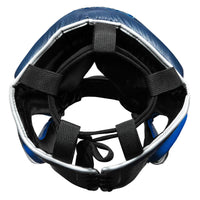 variant:lifestyle::TITLE Boxing Royalty Leather Training Headgear top view