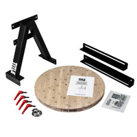 variant:lifestyle::TITLE Forged Steel Adjustable Pro Speed Bag Platform each piece sepereate