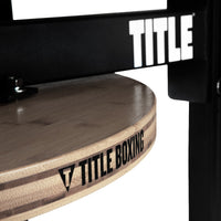 variant:lifestyle::TITLE Forged Steel Adjustable Pro Speed Bag Platform close up  of platform