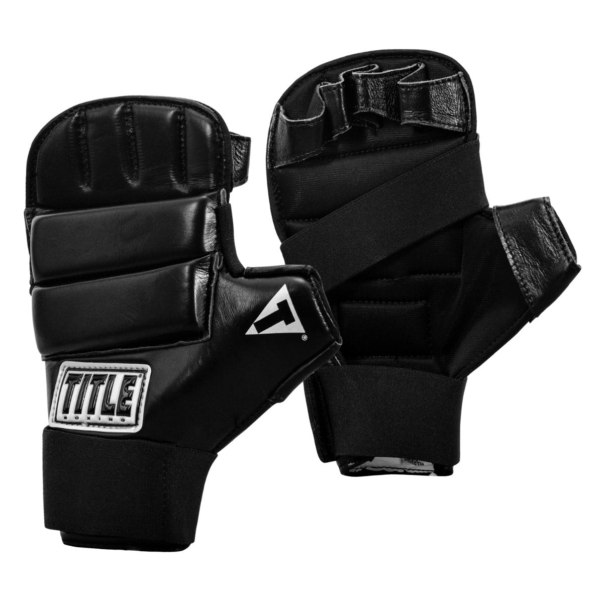 variant:lifestyle::TITLE Boxing Leather Super Speed Bag Gloves second view