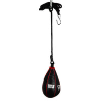 variant:Lifestyle::TITLE Boxing Professional Slip Ball hanging view