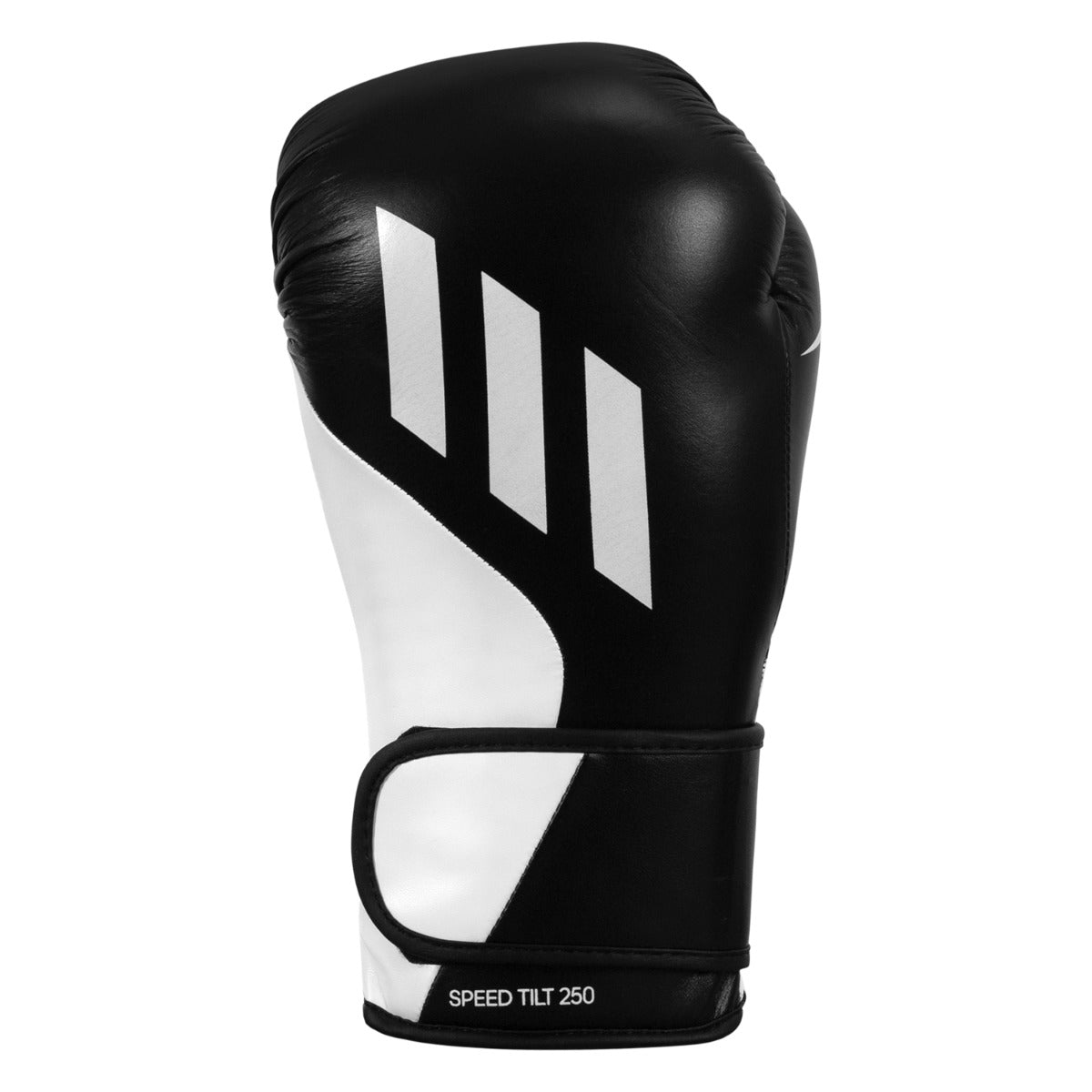 variant:Black/White::Adidas Speed Tilt 250 Boxing Training Gloves front view