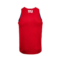 variant:lifestyle::TITLE Boxing Superior Lightweight Reversible Competition Jersey alternate back view