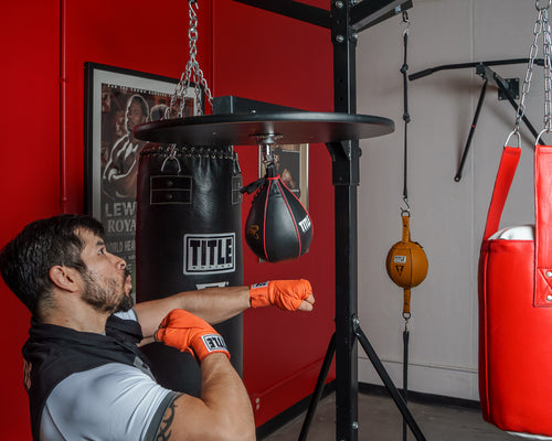 TITLE Boxing 4-Score Punching Bag Stand (Without Punching Bags)