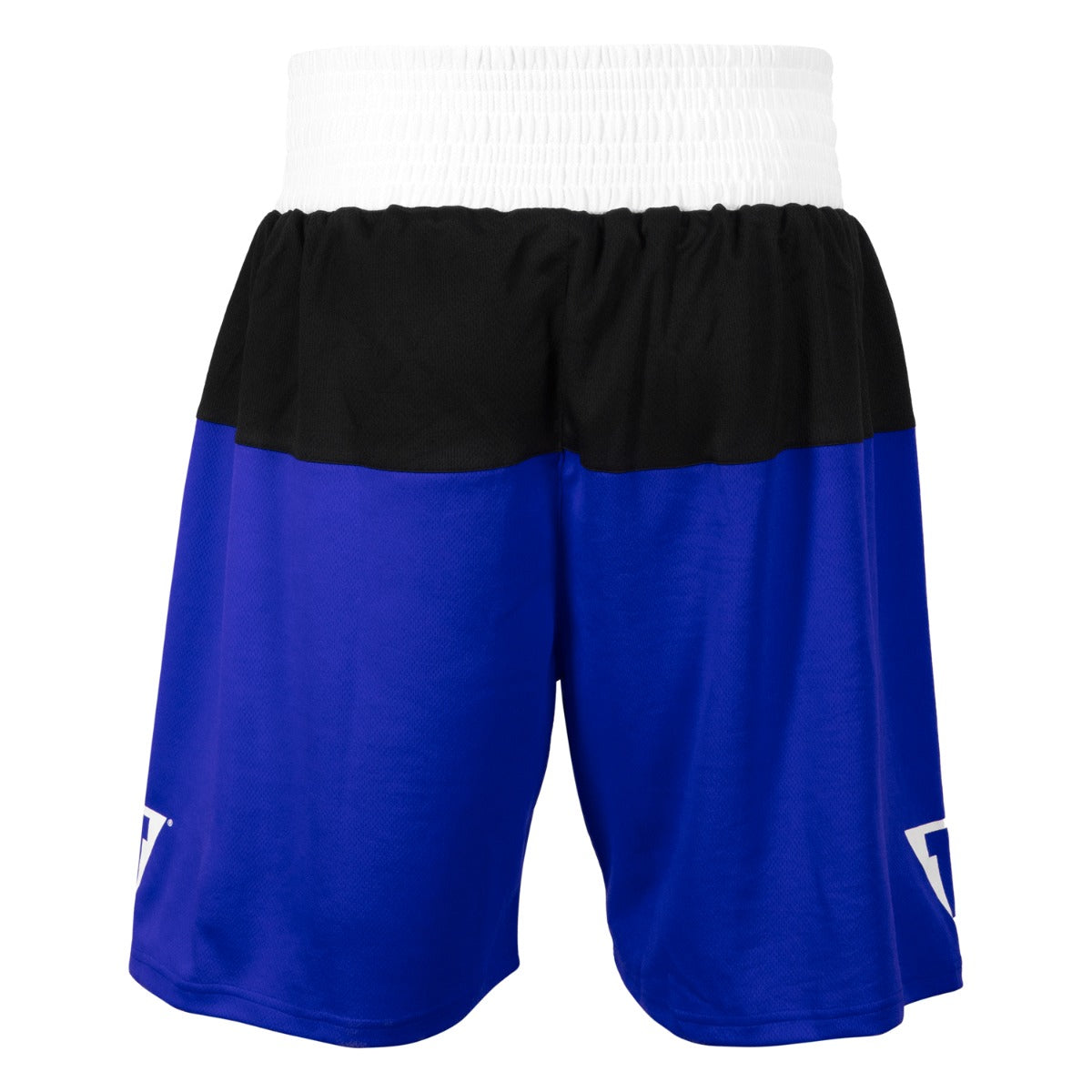 variant:blue/black::TITLE Boxing Latitude Amateur Boxing Set shorts back view