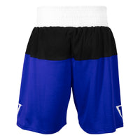 variant:blue/black::TITLE Boxing Latitude Amateur Boxing Set shorts back view