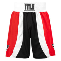 variant:red/white/black::TITLE Boxing Momentum Amateur Boxing Set front view shorts