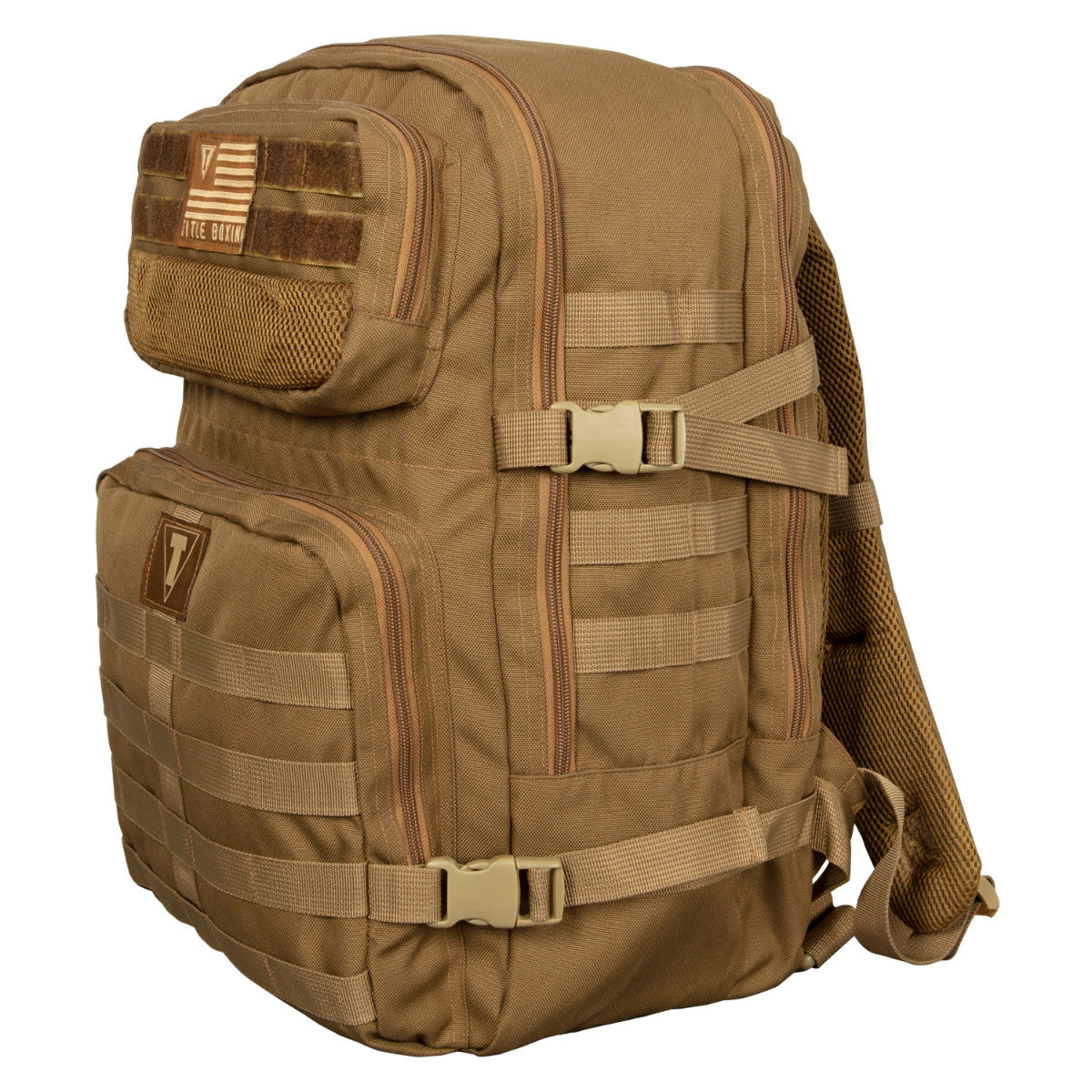 variant:Desert Sand::TITLE Boxing Tactical Combat Backpack side view