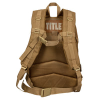 variant:Desert Sand::TITLE Boxing Tactical Combat Backpack back view