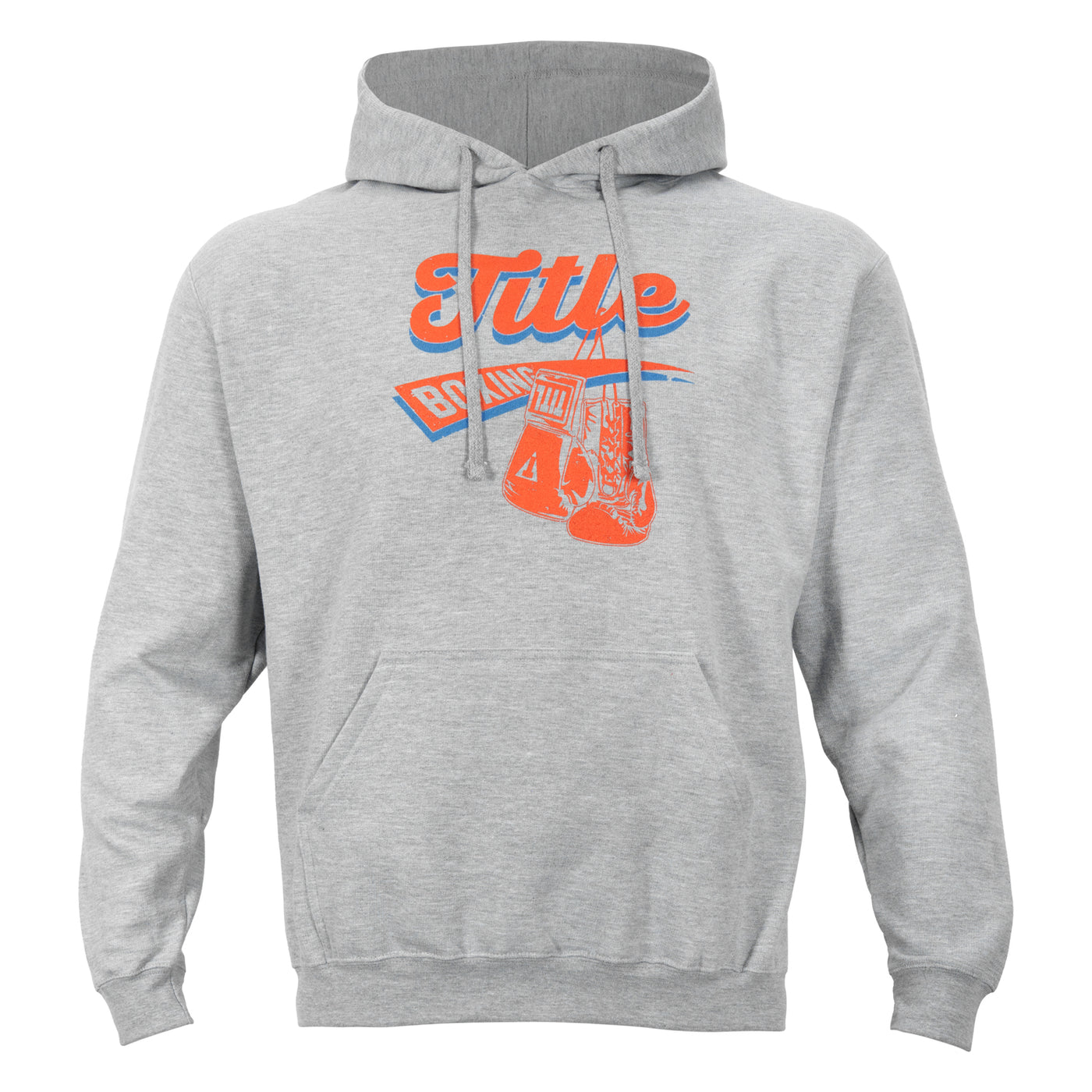 color:grey::TITLE Boxing Classic Script Hoodie