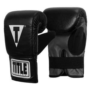 TITLE Boxing Pro Leather Bag Gloves 3.0 side view