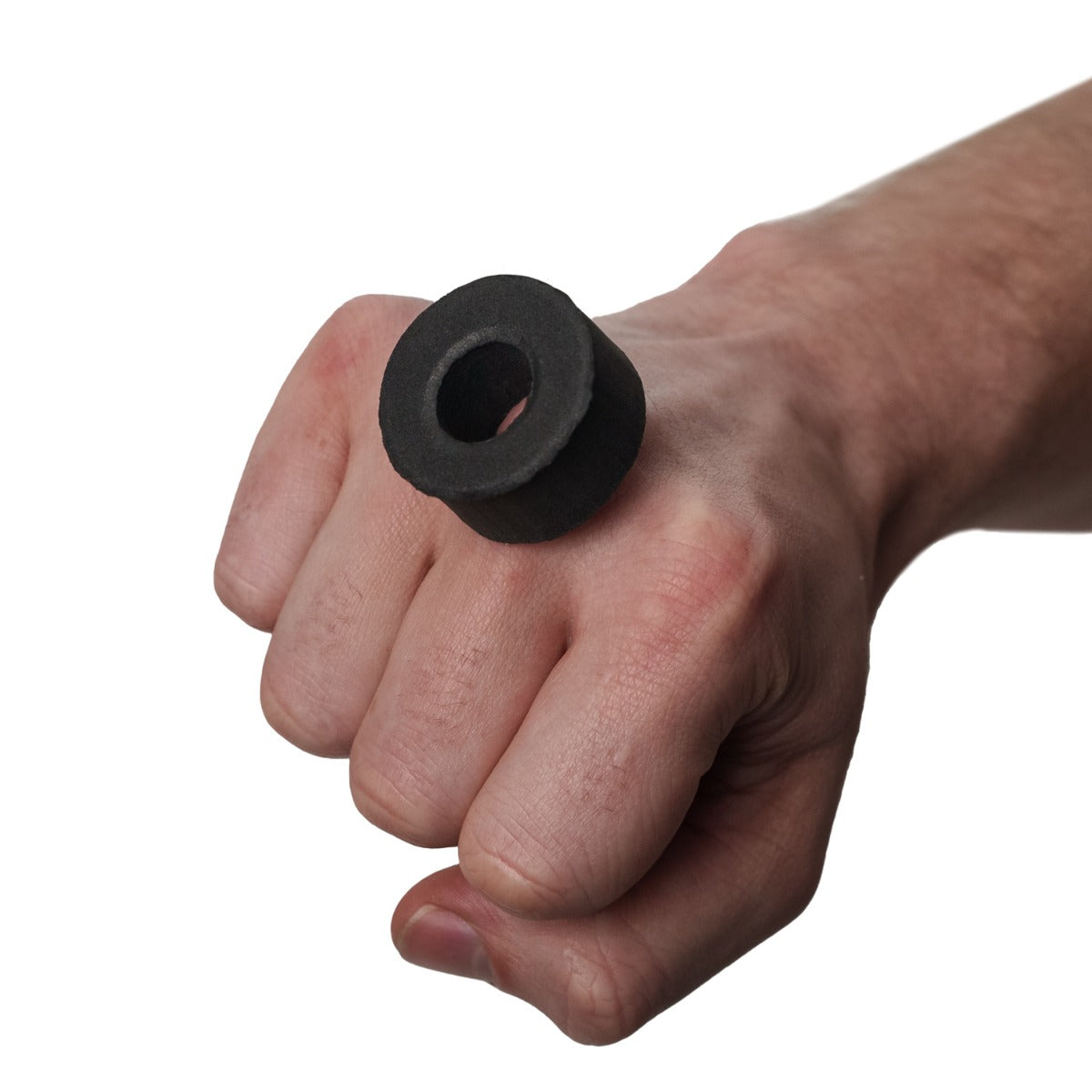 variant:lifestyle::TITLE Boxing Knuckle Donuts one in use on a boxers fist