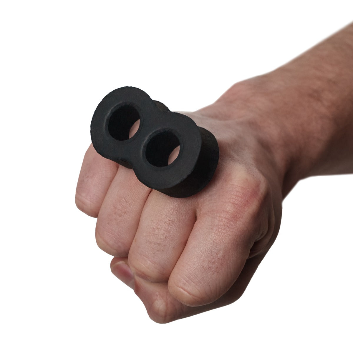 variant:lifestyle::TITLE Boxing Knuckle Donuts in use on a boxer's knuckle