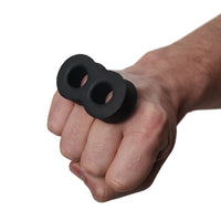 variant:lifestyle::TITLE Boxing Knuckle Donuts in use on a boxer's knuckle