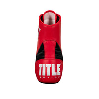 variant:Red/Black::TITLE Boxing Speed-Flex Encore Mid-Top Shoes back view