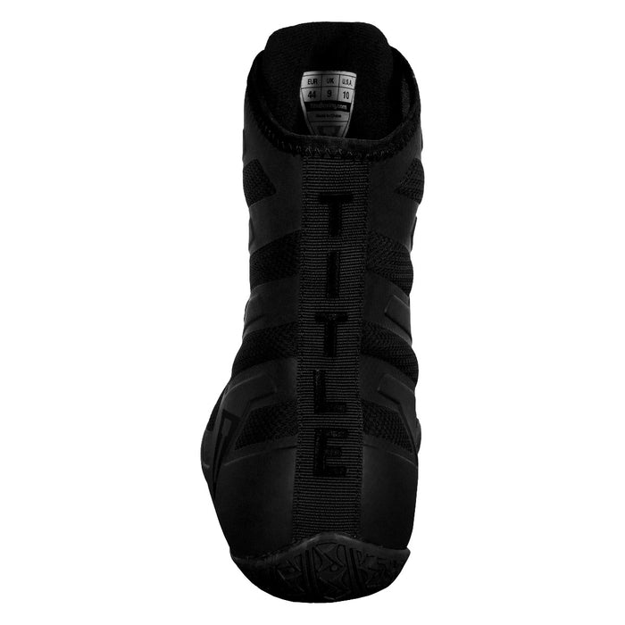 variant:Black/Black::TITLE Boxing Total Balance Shoes back view
