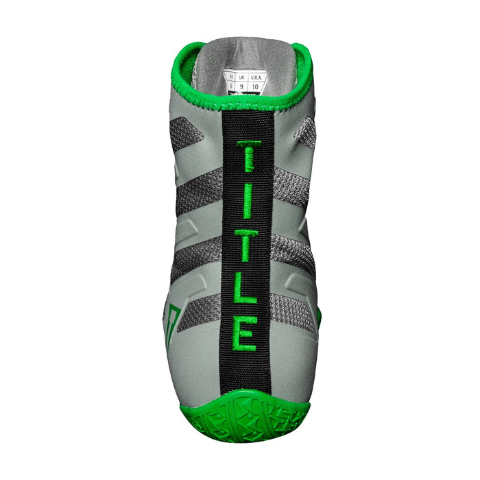variant:Grey/Green::TITLE Boxing Total Balance Shoes back view