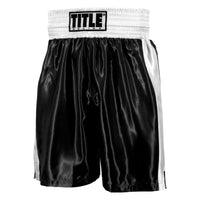 variant:black/white::TITLE Boxing Edge Boxing Trunks 2.0 side view