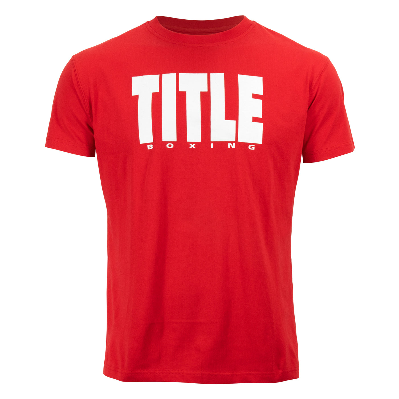 color:Red/White::TITLE Boxing Iconic Block Tee