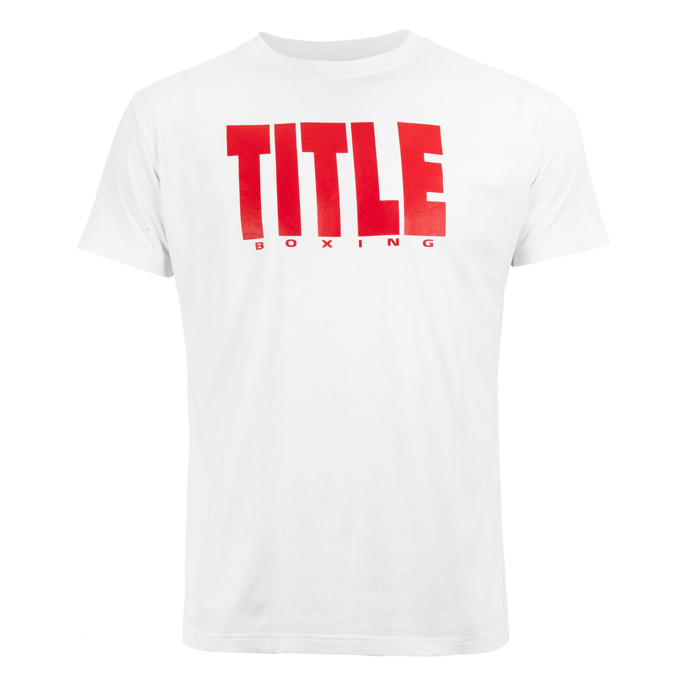 color:White/Red::TITLE Boxing Iconic Block Tee