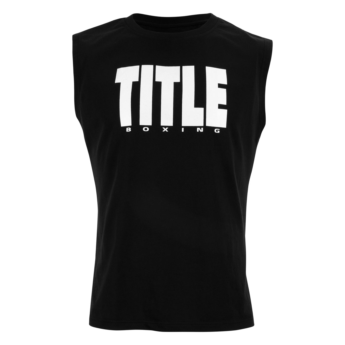 color:Black/White::TITLE Boxing Iconic Block Muscle Tee