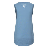 variant:Blue::TITLE Boxing Women's Distressed Label Muscle Tank