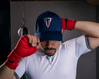 variant:lifestyle::TITLE Boxing Fitted Flag T Cap